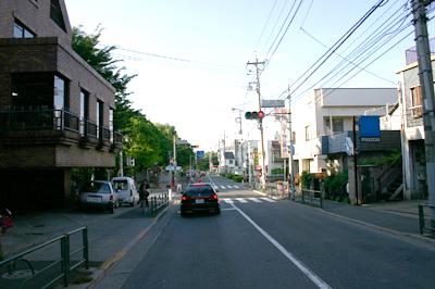 交差点手前約200m