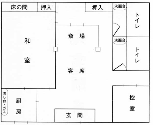 清見寺見取り図