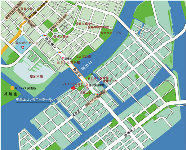 セレモニーホール地図